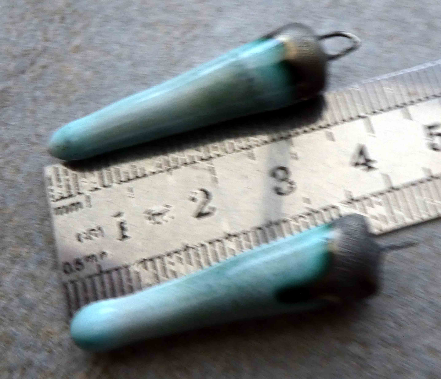 Ceramic Spikes Earring Charms - Morning Dew