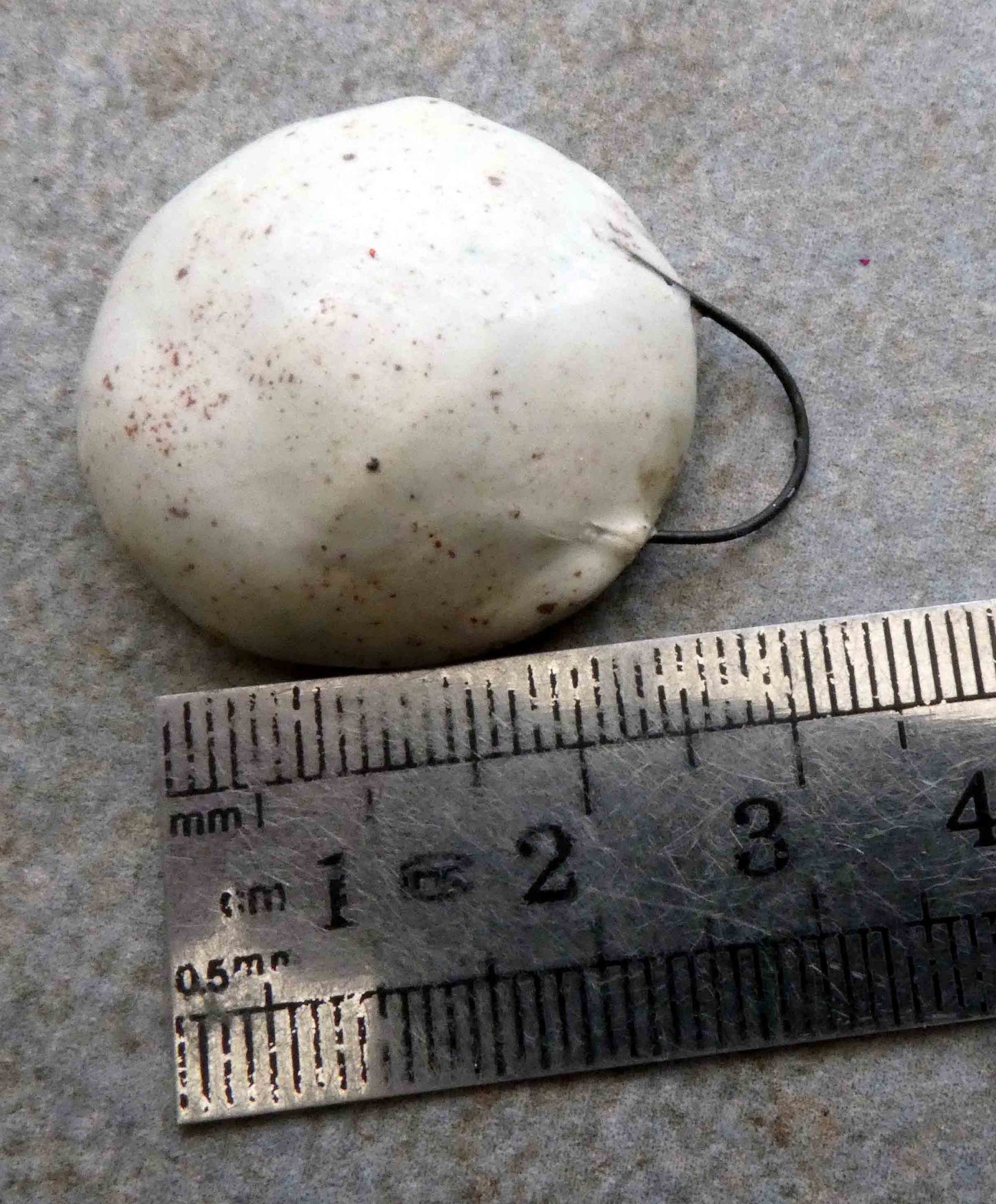 Ceramic Decal Rustic Pendant #2