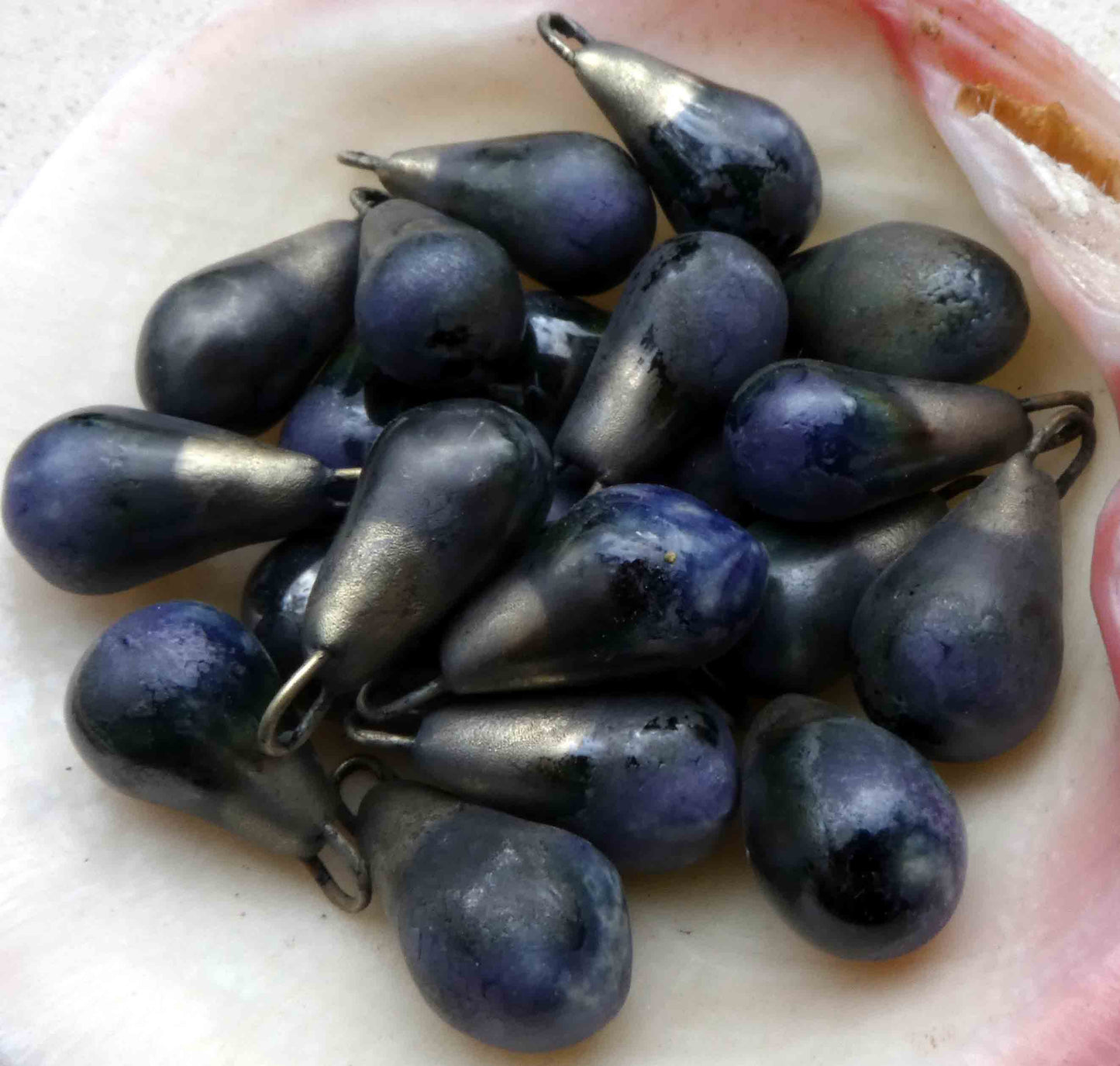 Ceramic Drops Earring Charms- Syringa