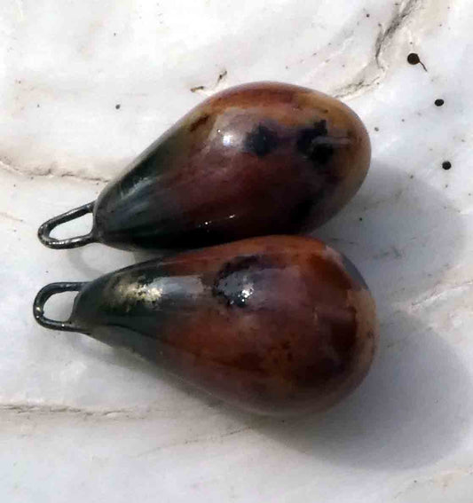 Ceramic Drops Earring Charms - Painted Desert