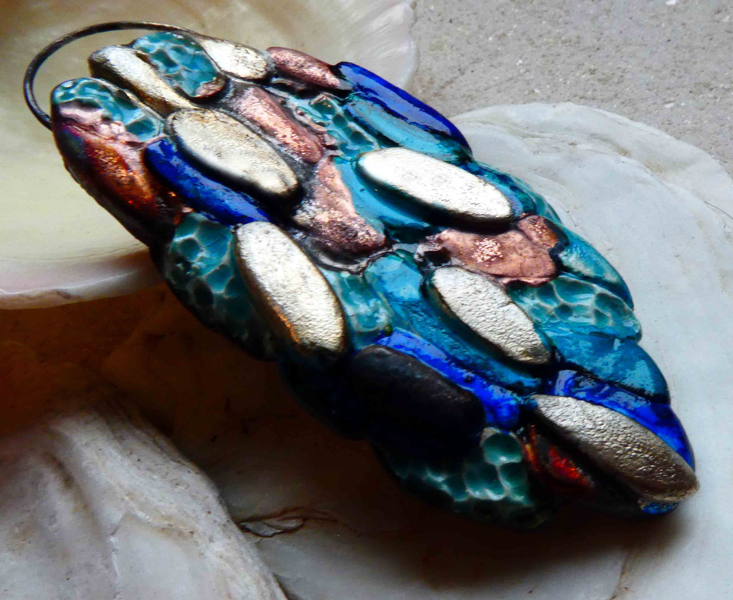 Ceramic Cobblestone Pendant