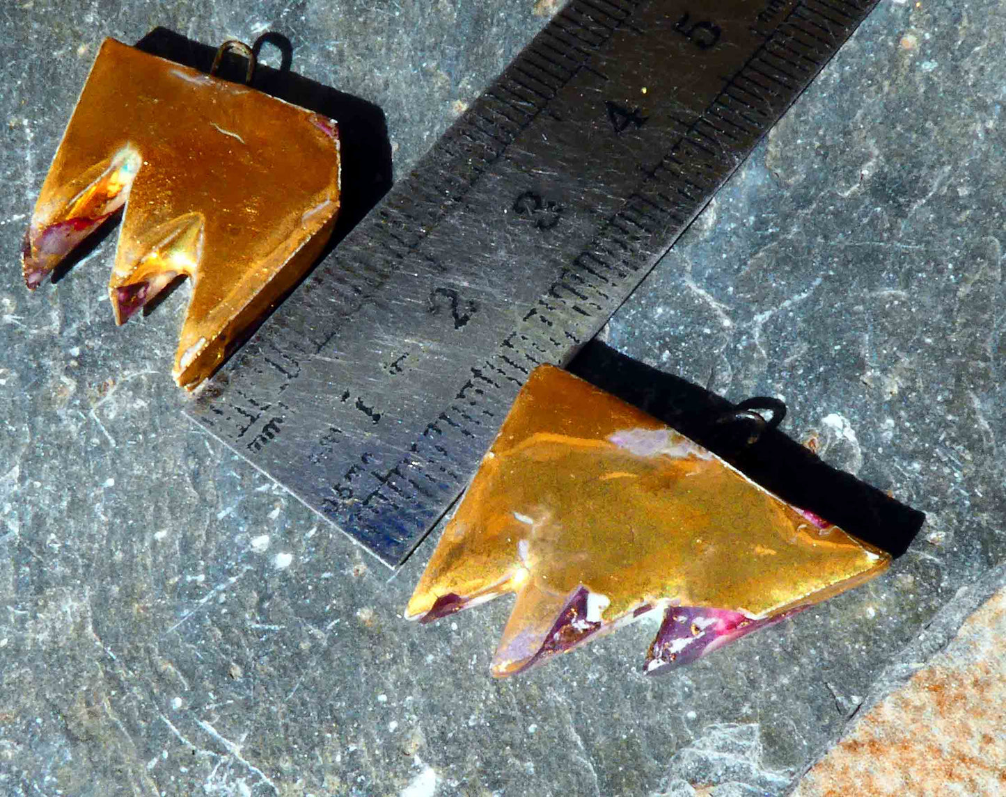 Ceramic Screamer Decal Earring Charms#16