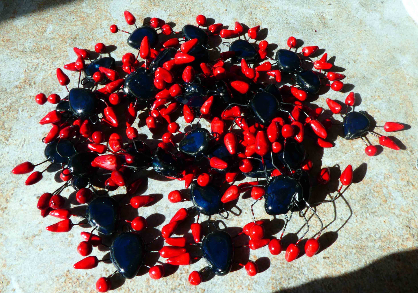 Ceramic Spider Earring Charms