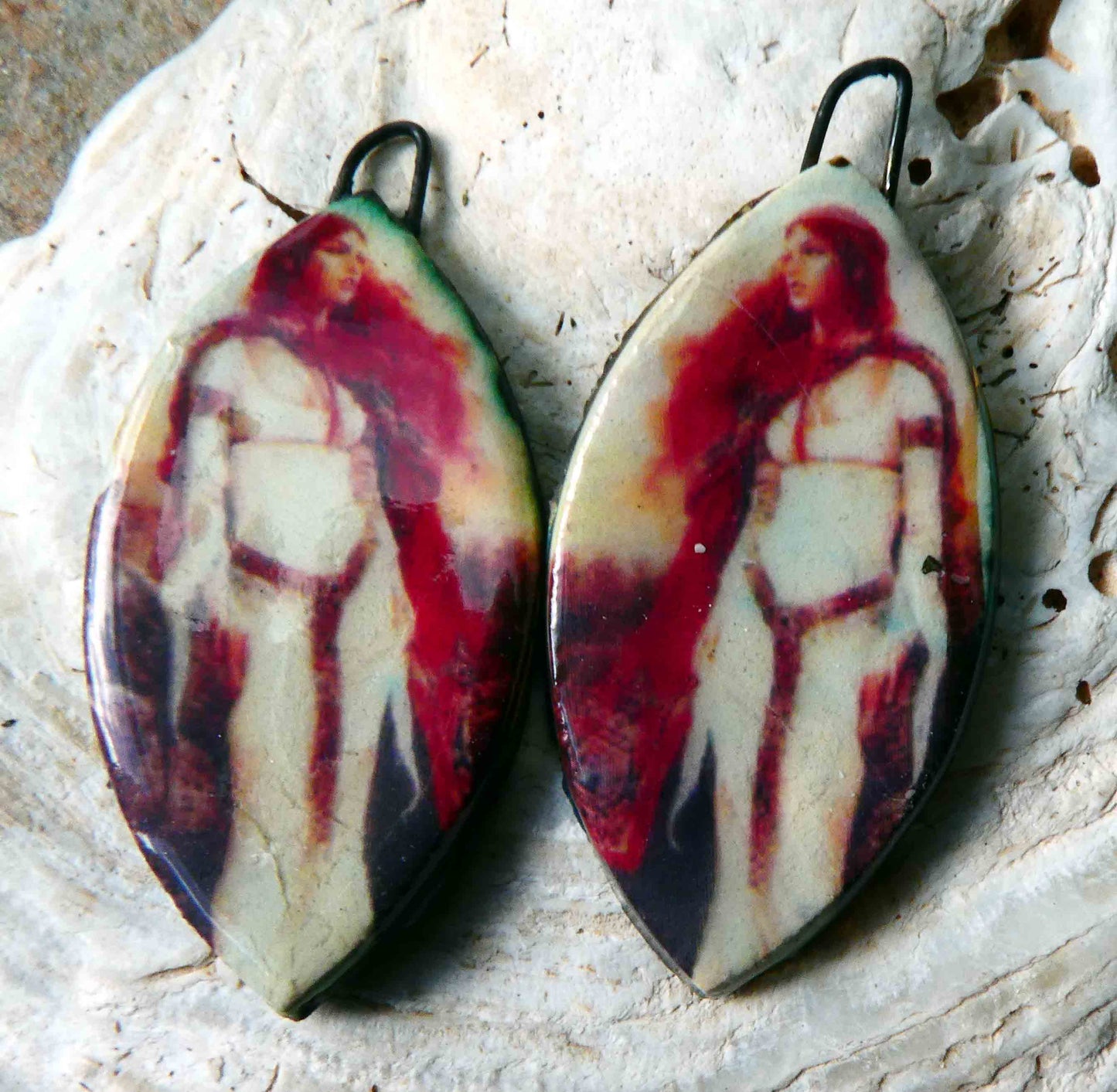 Boudica Decal Drop Earring Charms