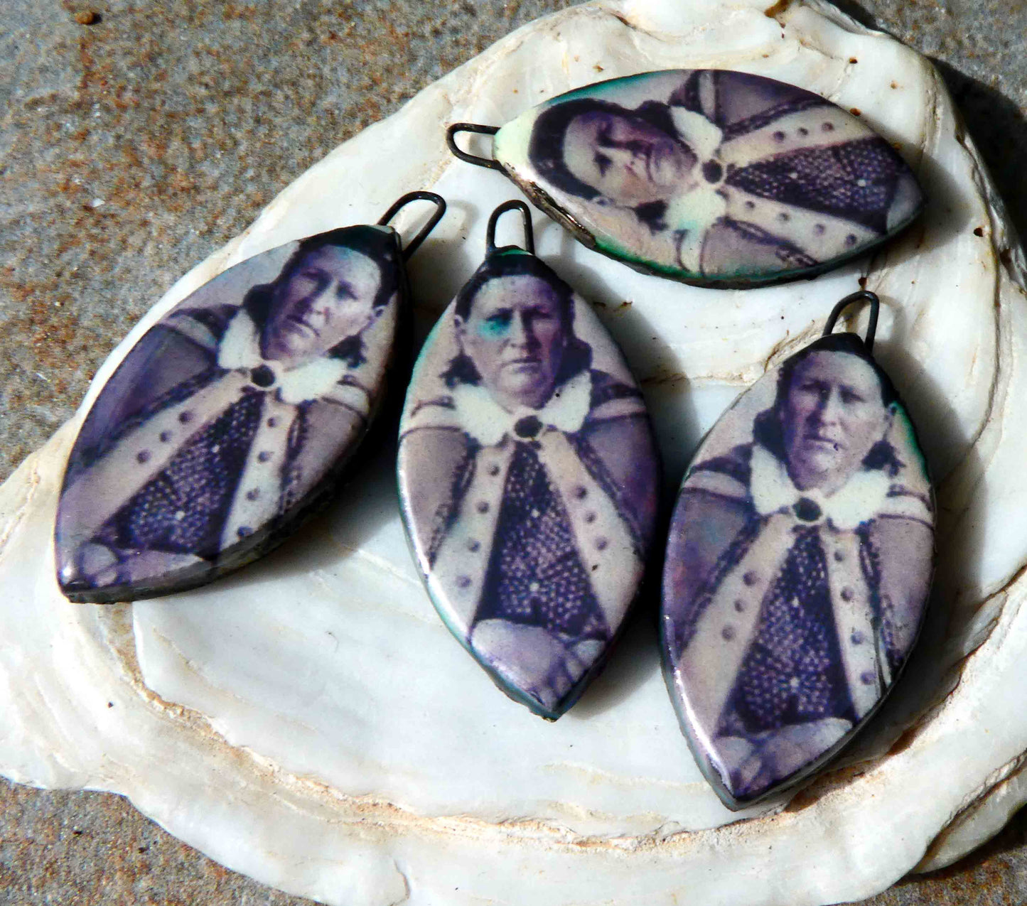 Elizabeth Parker Decal Drop Earring Charms