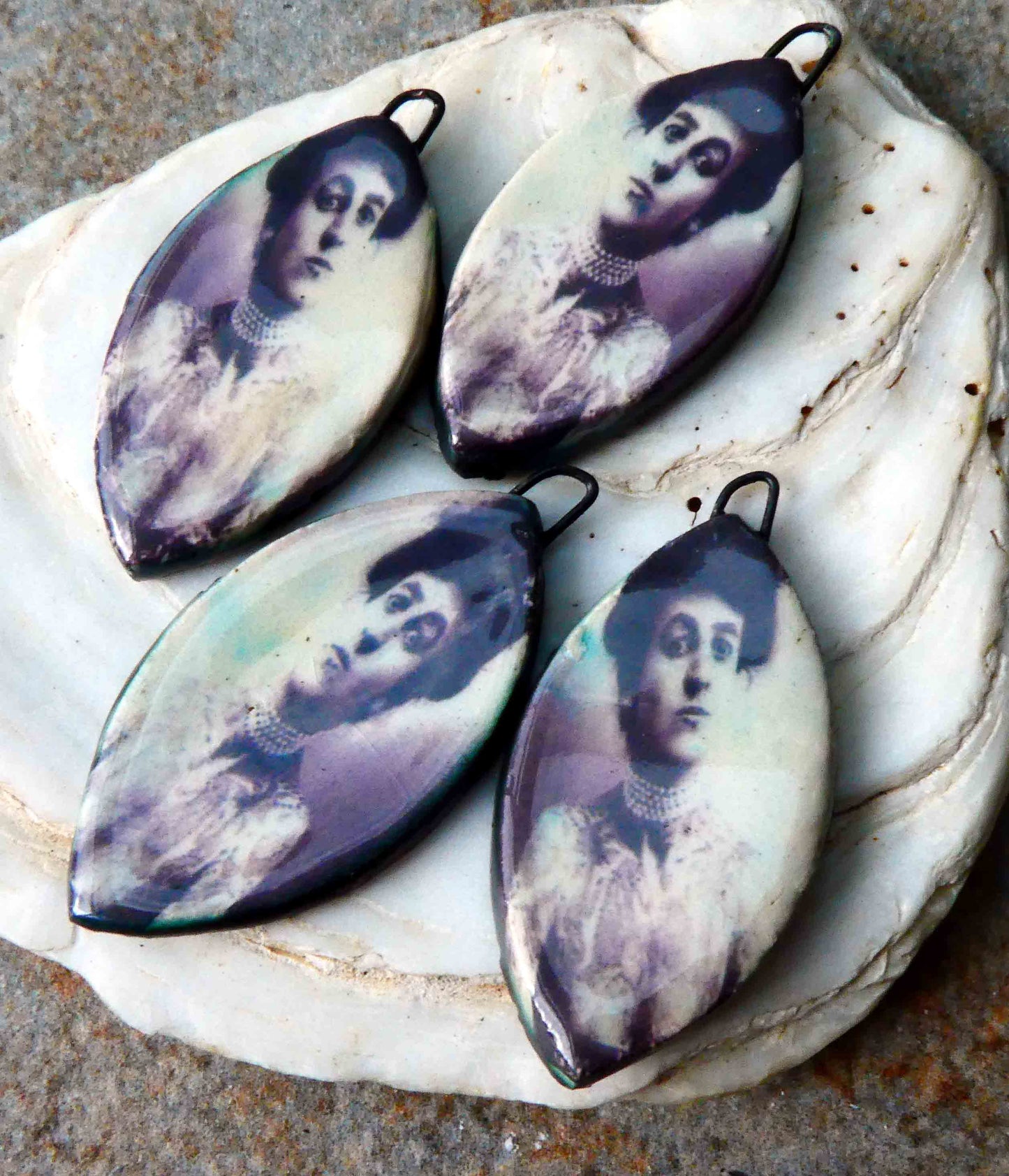 Maud Stevens Wagner Decal Drop Earring Charms