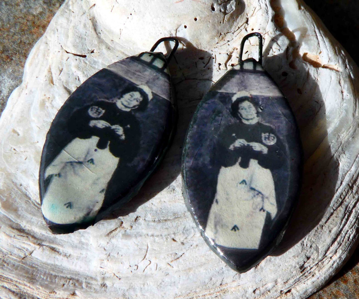 Emmeline Pankhurst #1 Decal Drop Earring Charms