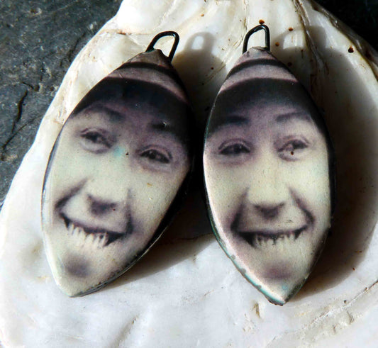 Bessie Coleman Decal Drop Earring Charms