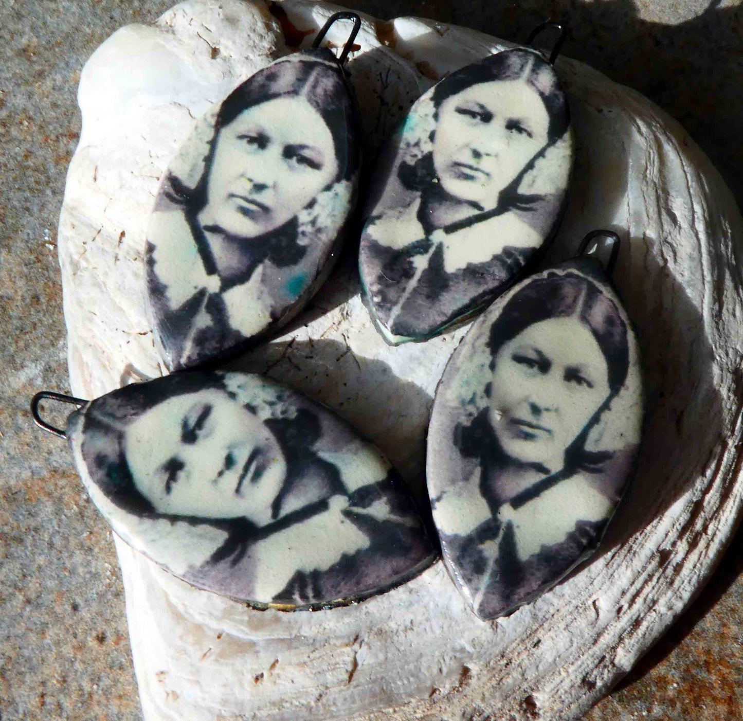 Florence Nightingale Decal Drop Earring Charms