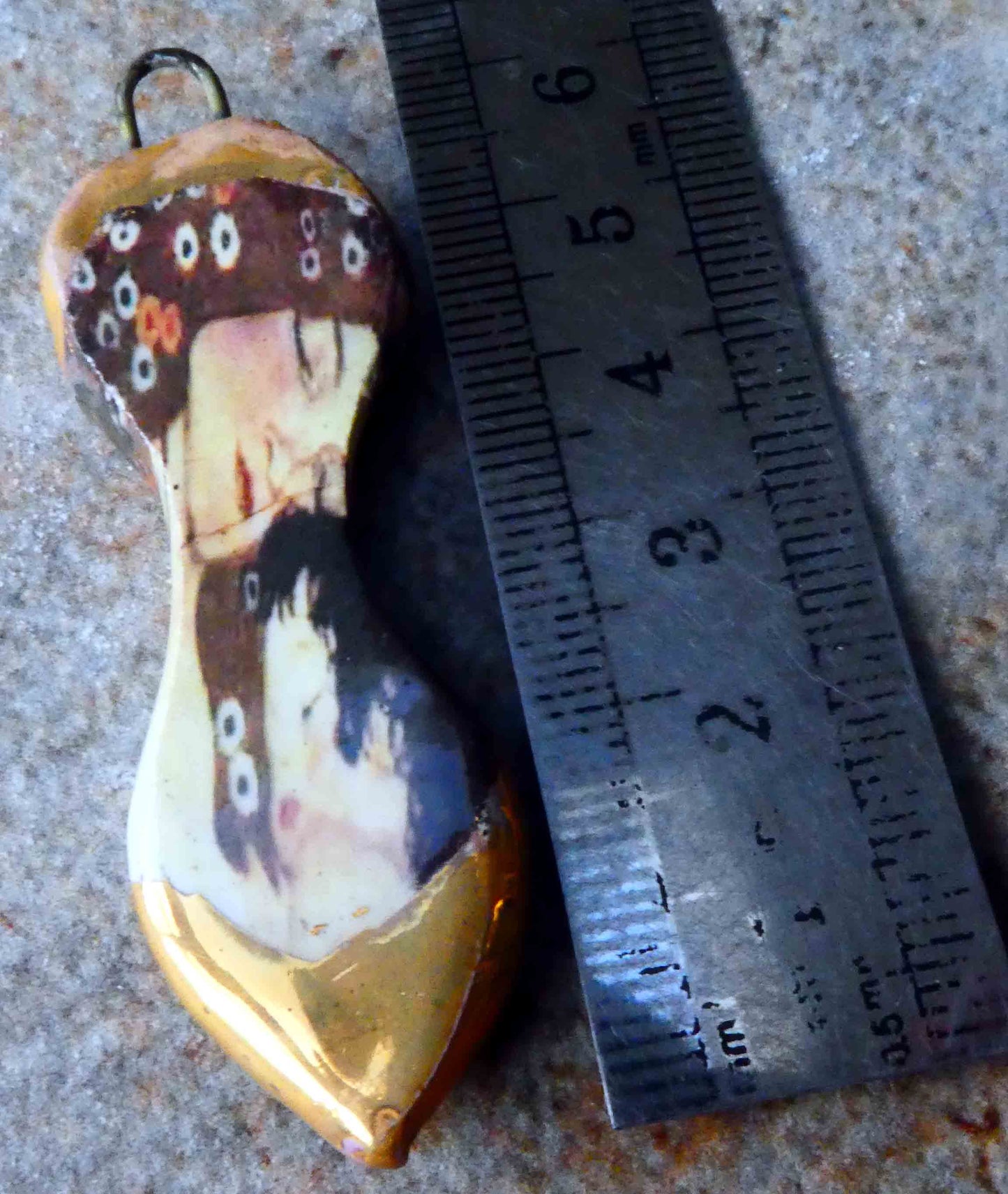 Goddess Decal Pendant - Klimt