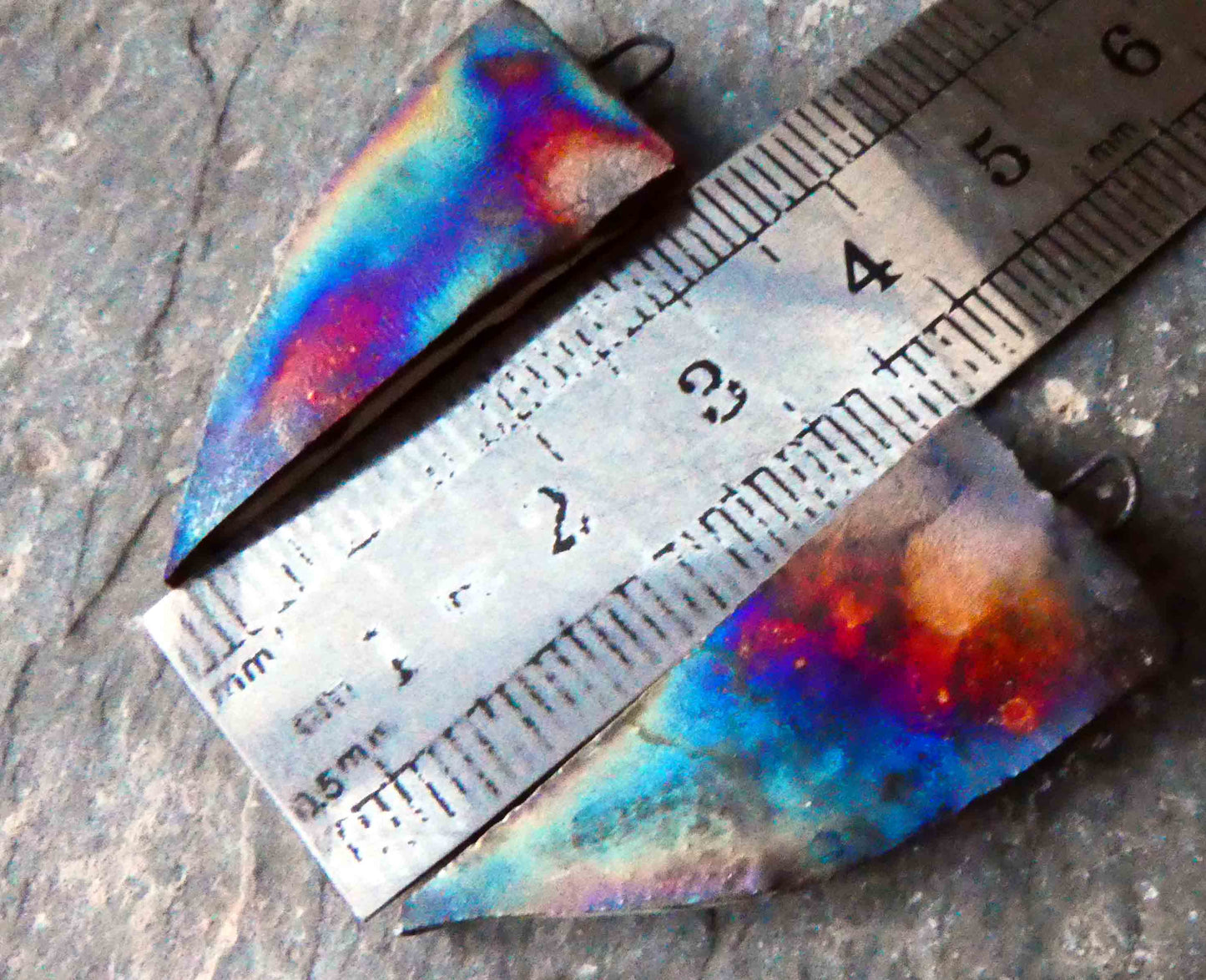 Ceramic Geisha Decal Earring Charms