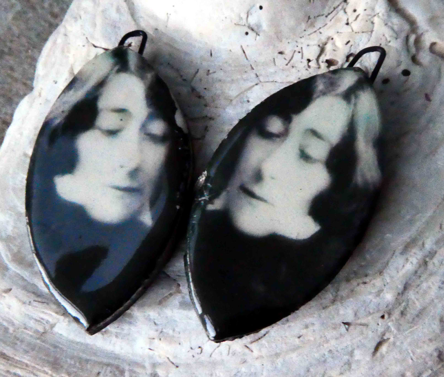 Eileen Grey Decal Drop Earring Charms