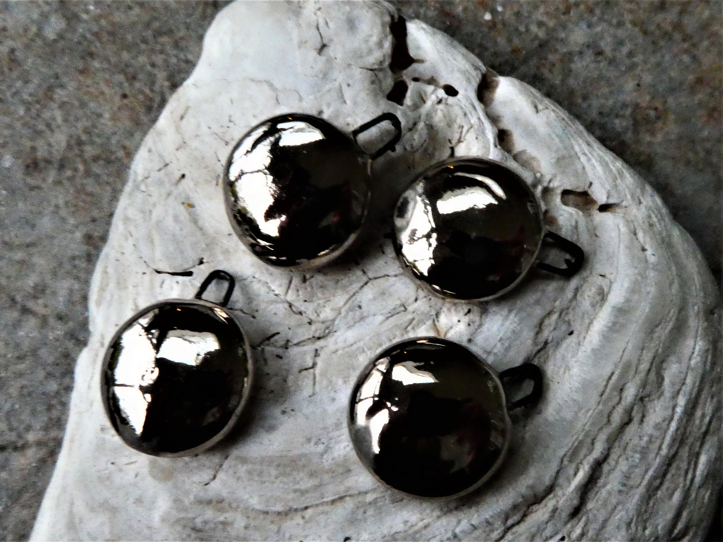 Ceramic Little Drops -Cups -Platinum Lustre