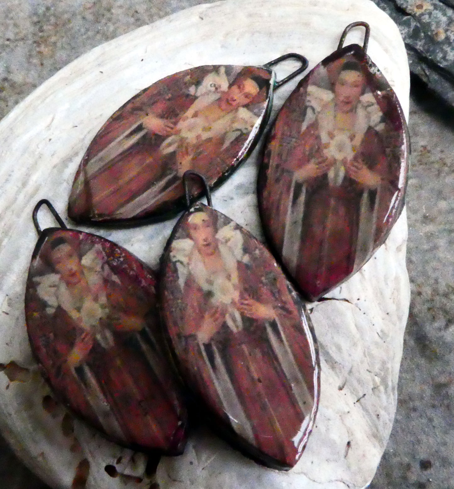 Edgar Maxence Decal Drop Earring Charms