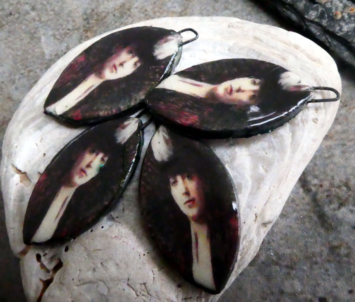 Leon Bonnat Decal Drop Earring Charms