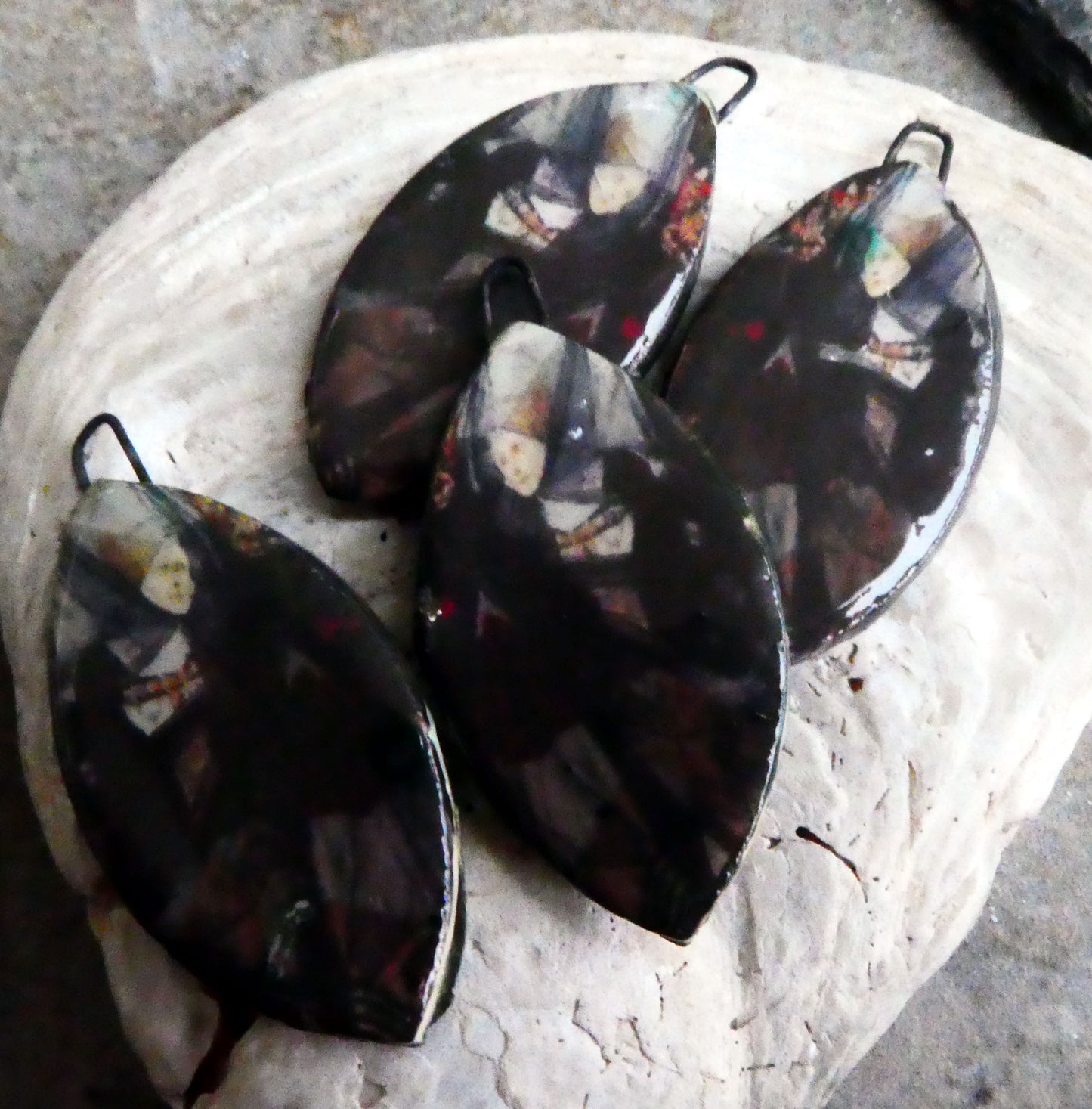 Edwin Austin Abbey Decal Drop Earring Charms