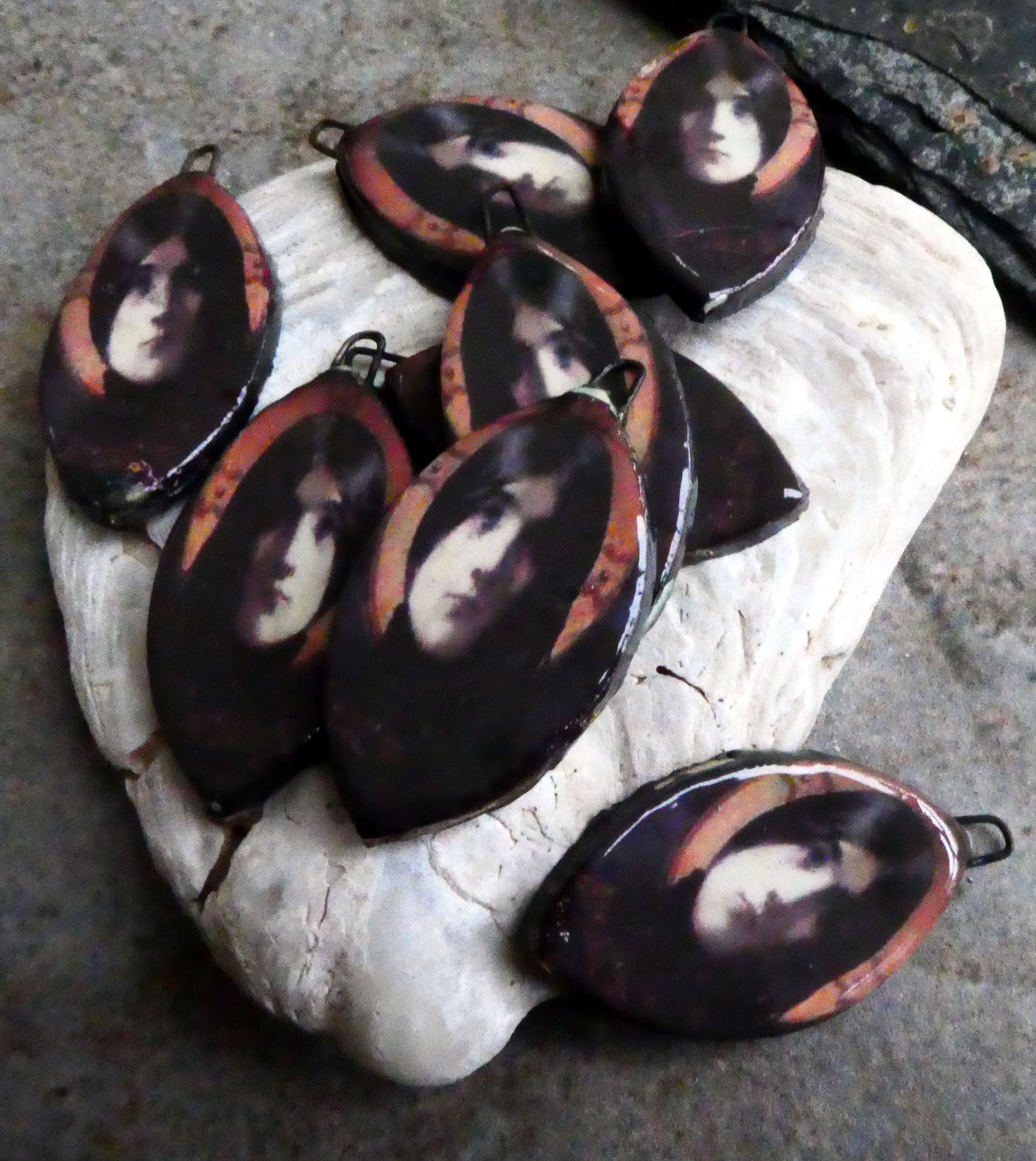 Lucien Victor Guirand De Scevola Decal Drop Earring Charms #2