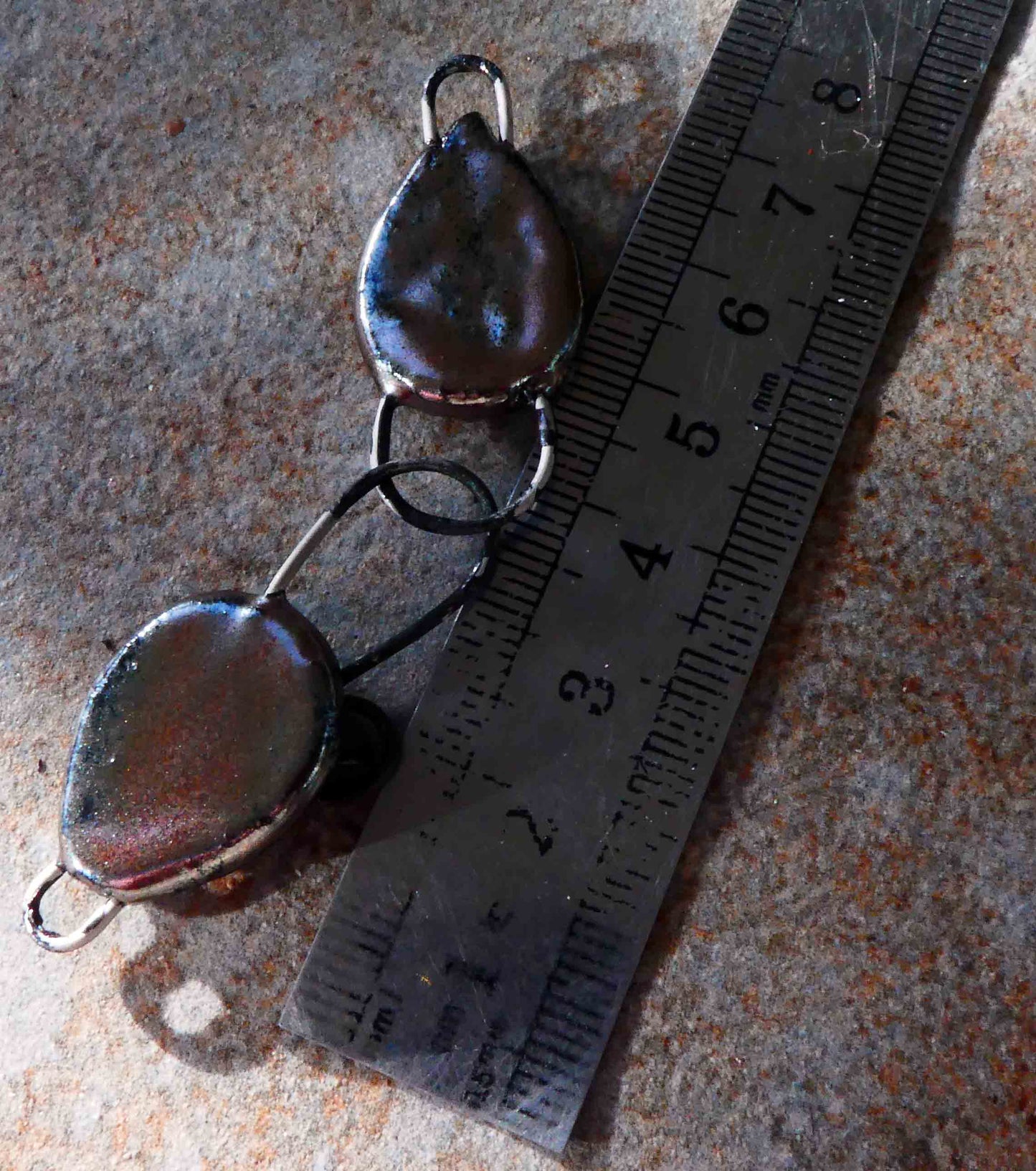 Ceramic Textured Clasps - Gloria