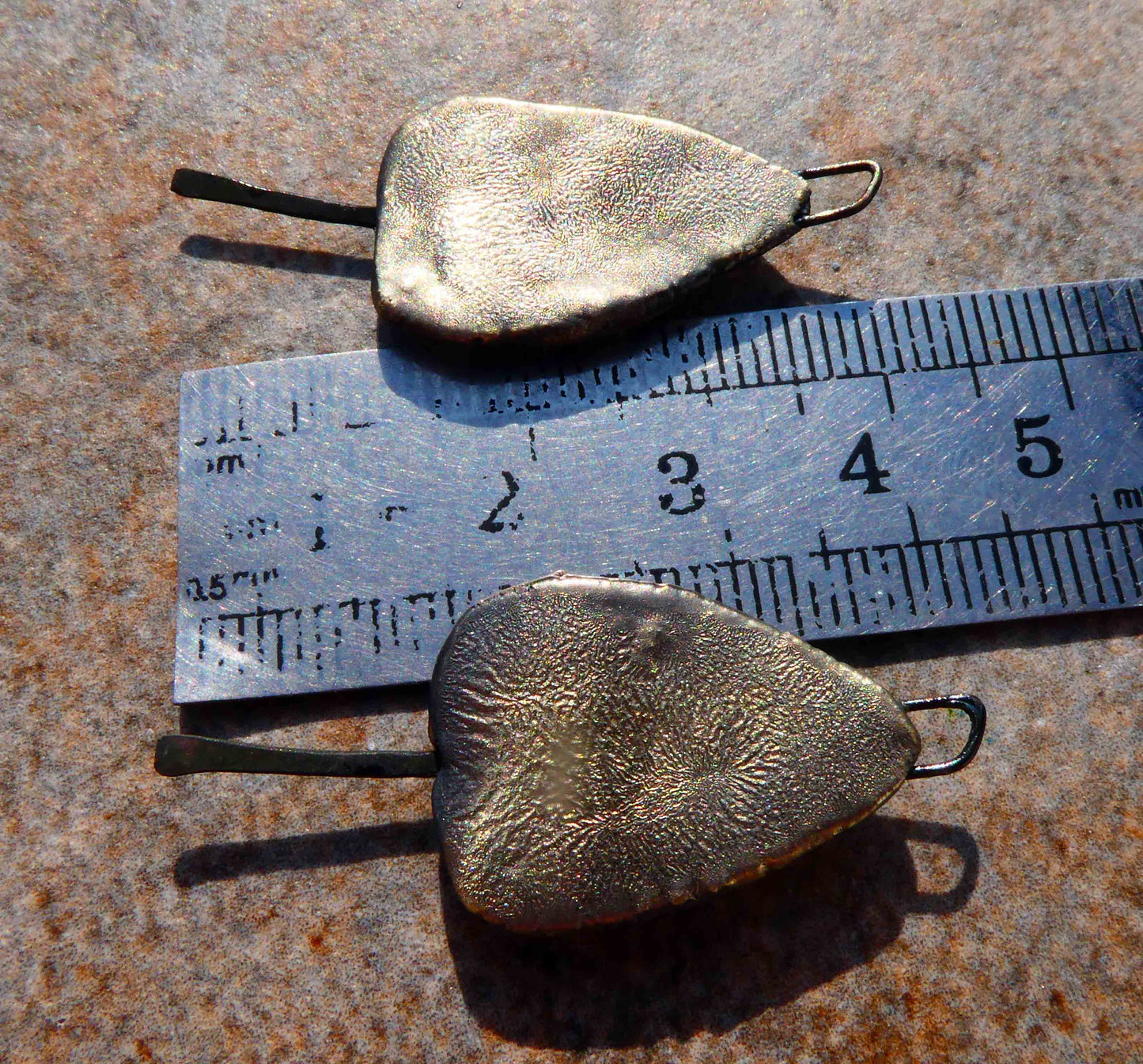 Ceramic Tree Earring Dangles -Soft Green