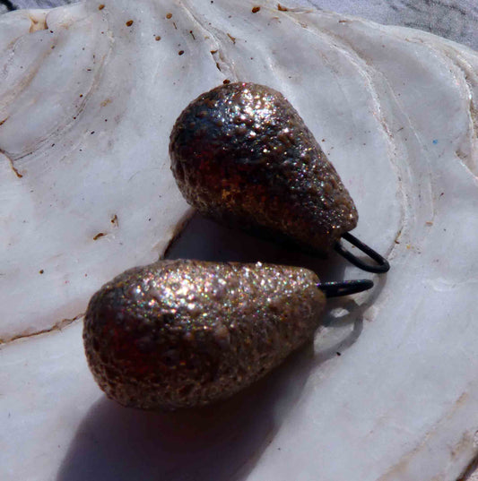 Ceramic  Enamel Drops - Platinum Lustre