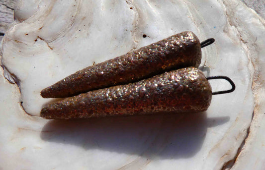 Ceramic  Enamel Spikes - Platinum Lustre