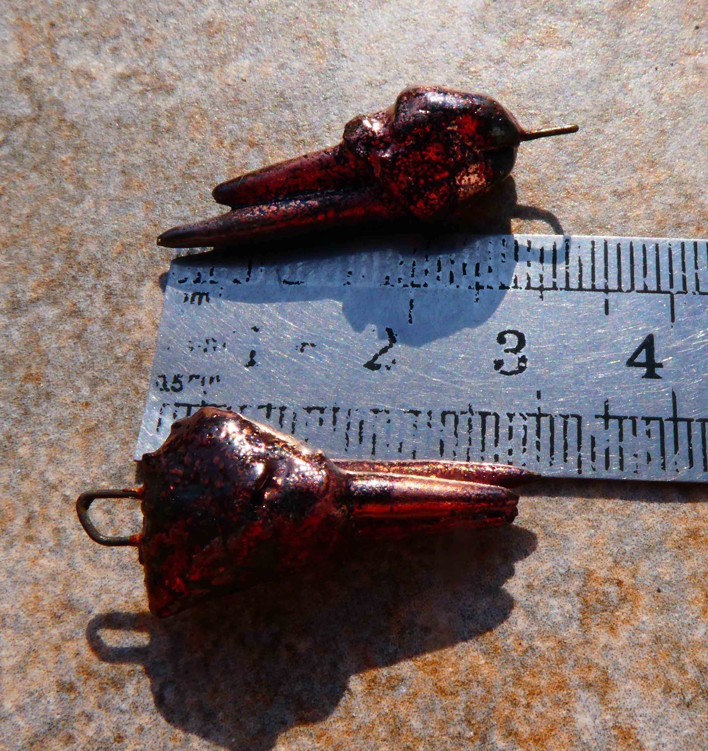 Ceramic Raku Sea Creature Earring Charms