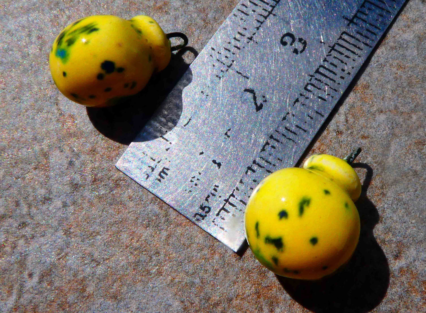 Ceramic Little Drops - Bobbles -Mardi Gras