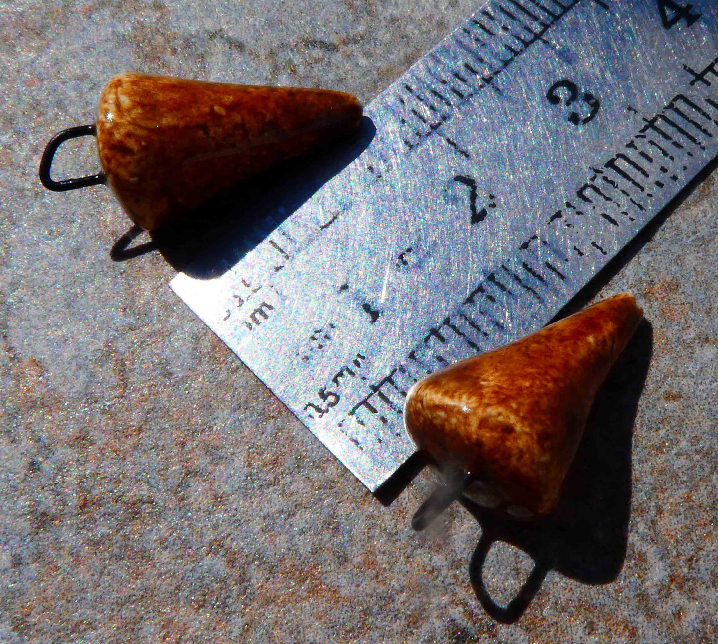 Ceramic Little Drops - Cones -Rustic Ale