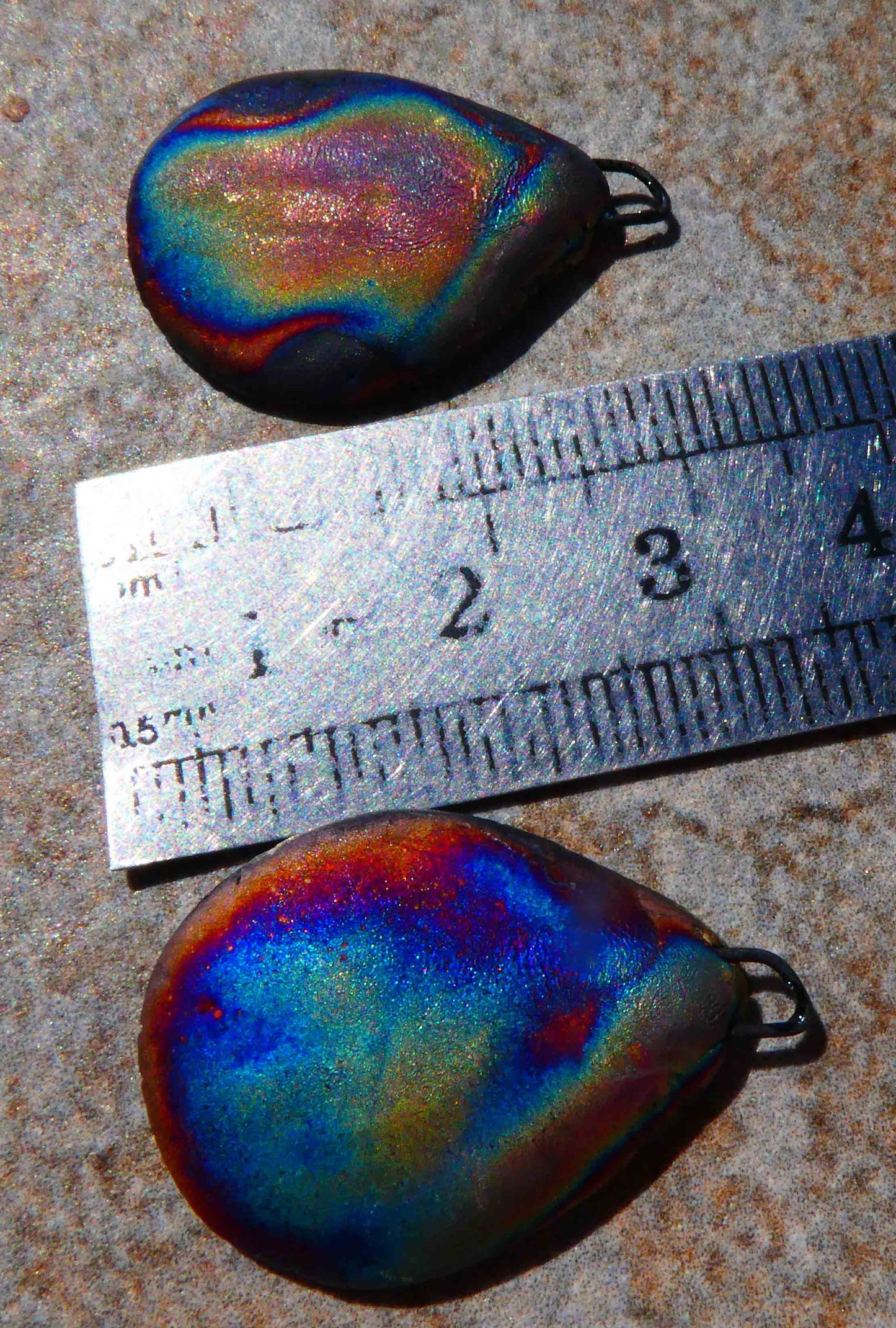 Ceramic Insect Wing Slice Earring Charms