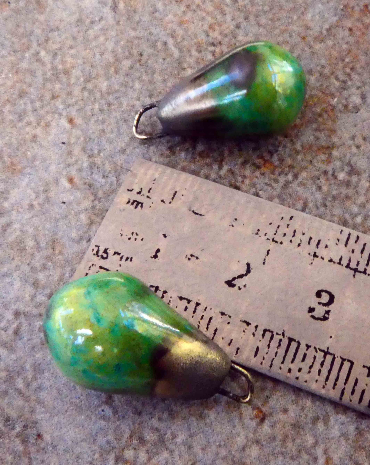 Ceramic Drops Earring Charms -Supernova
