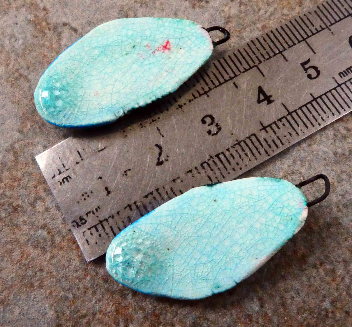 Porcelain Dragonfly Wing  Earring Charms #6