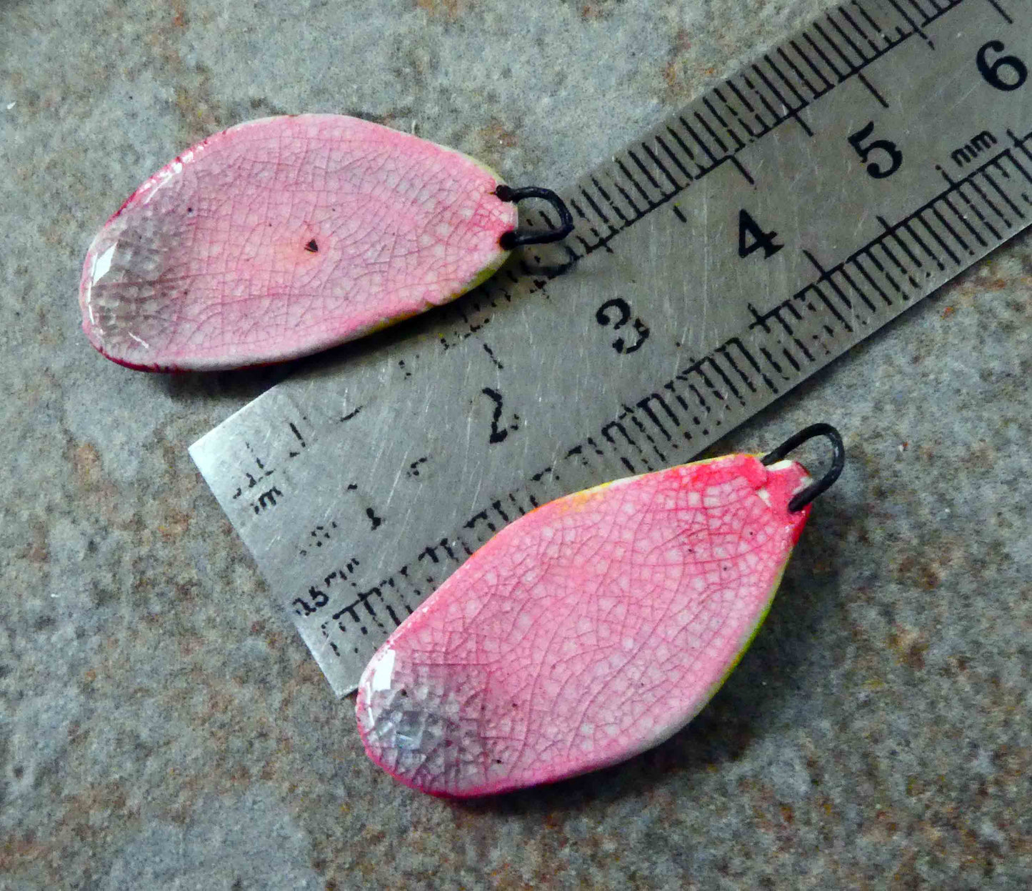 Porcelain Dragonfly Wing  Earring Charms #10