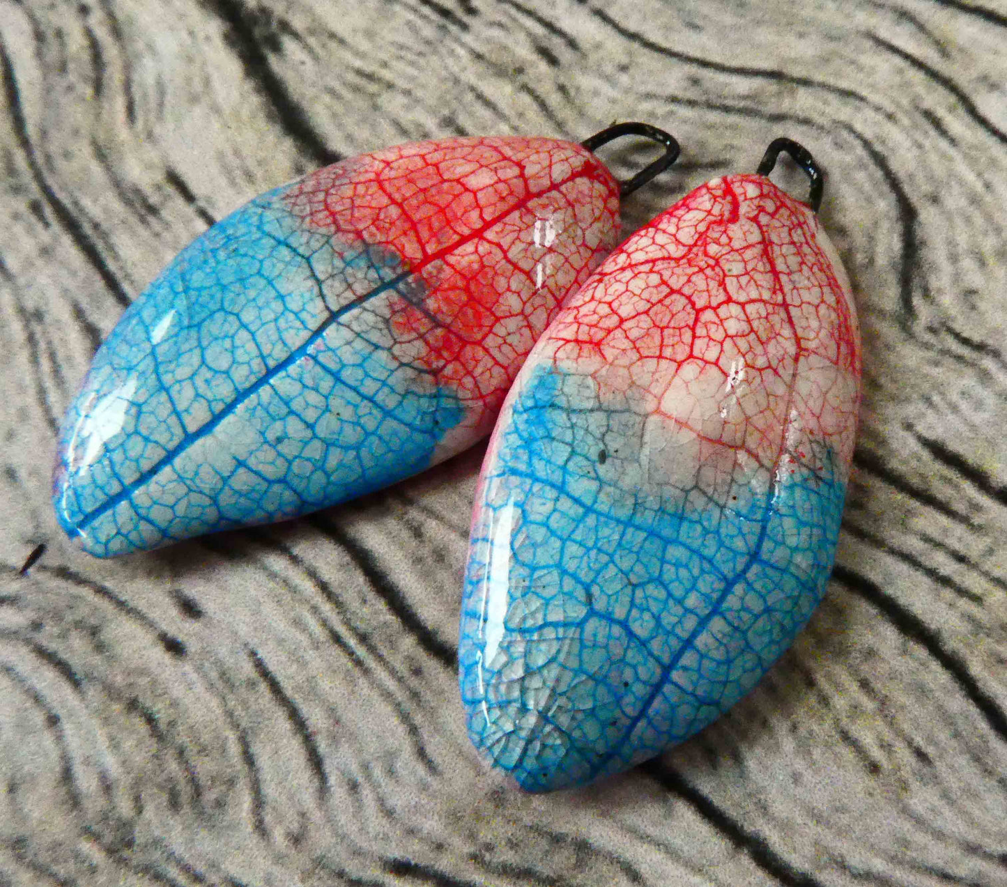 Porcelain Dragonfly Wing  Earring Charms #10