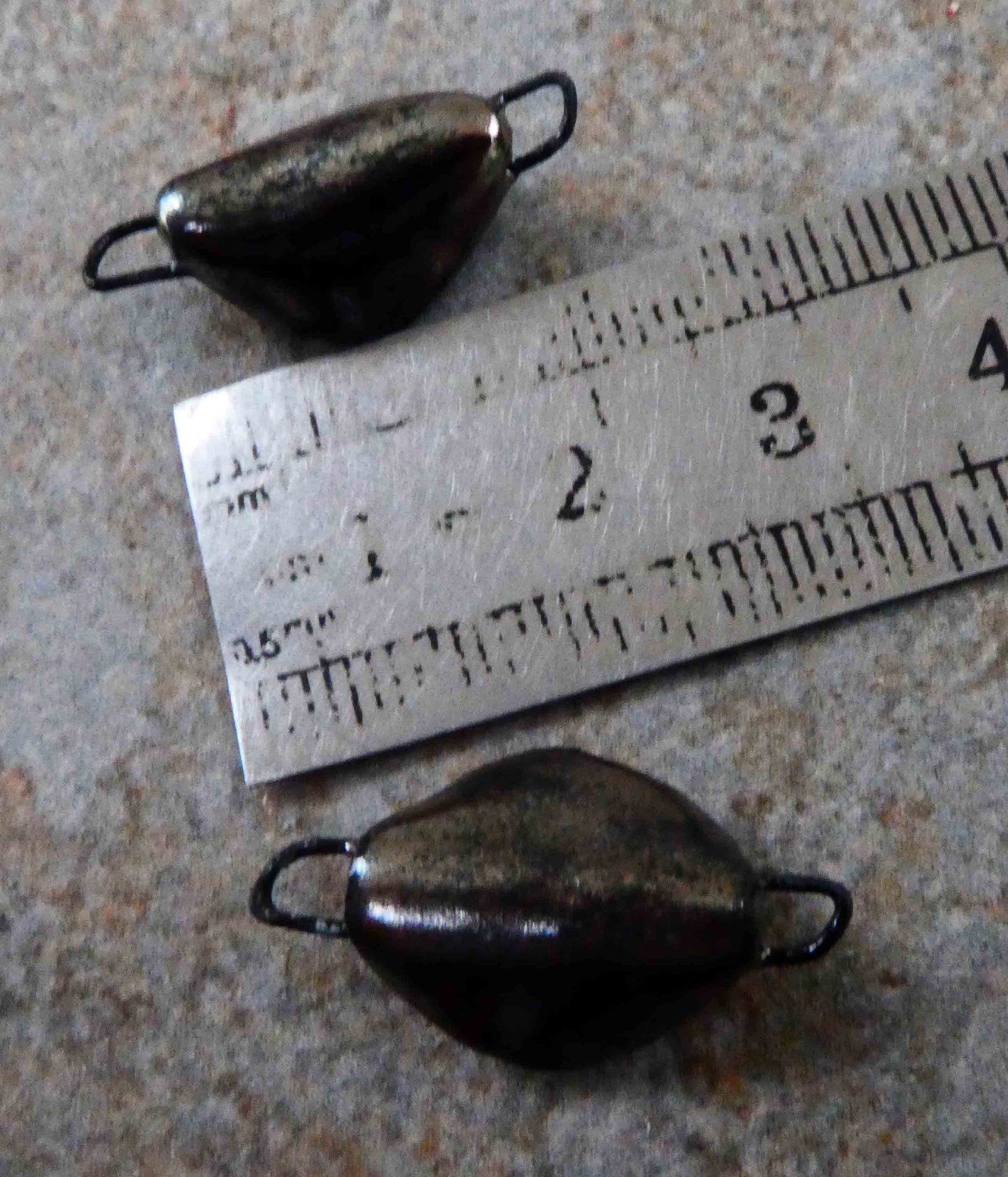 Ceramic Folded Earring Connectors - Gloria