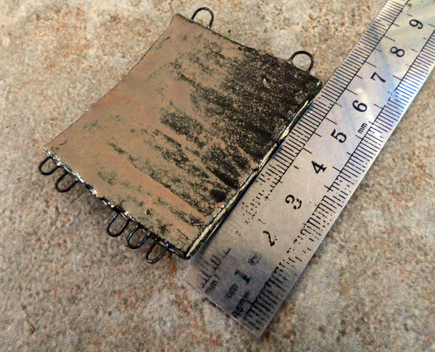 Mixed Ceramic Carved Necklace Connector