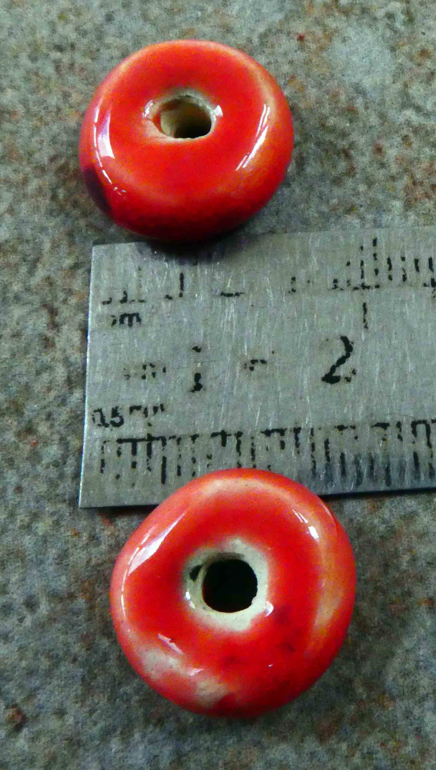 Ceramic Little Round Beads - Watermelon