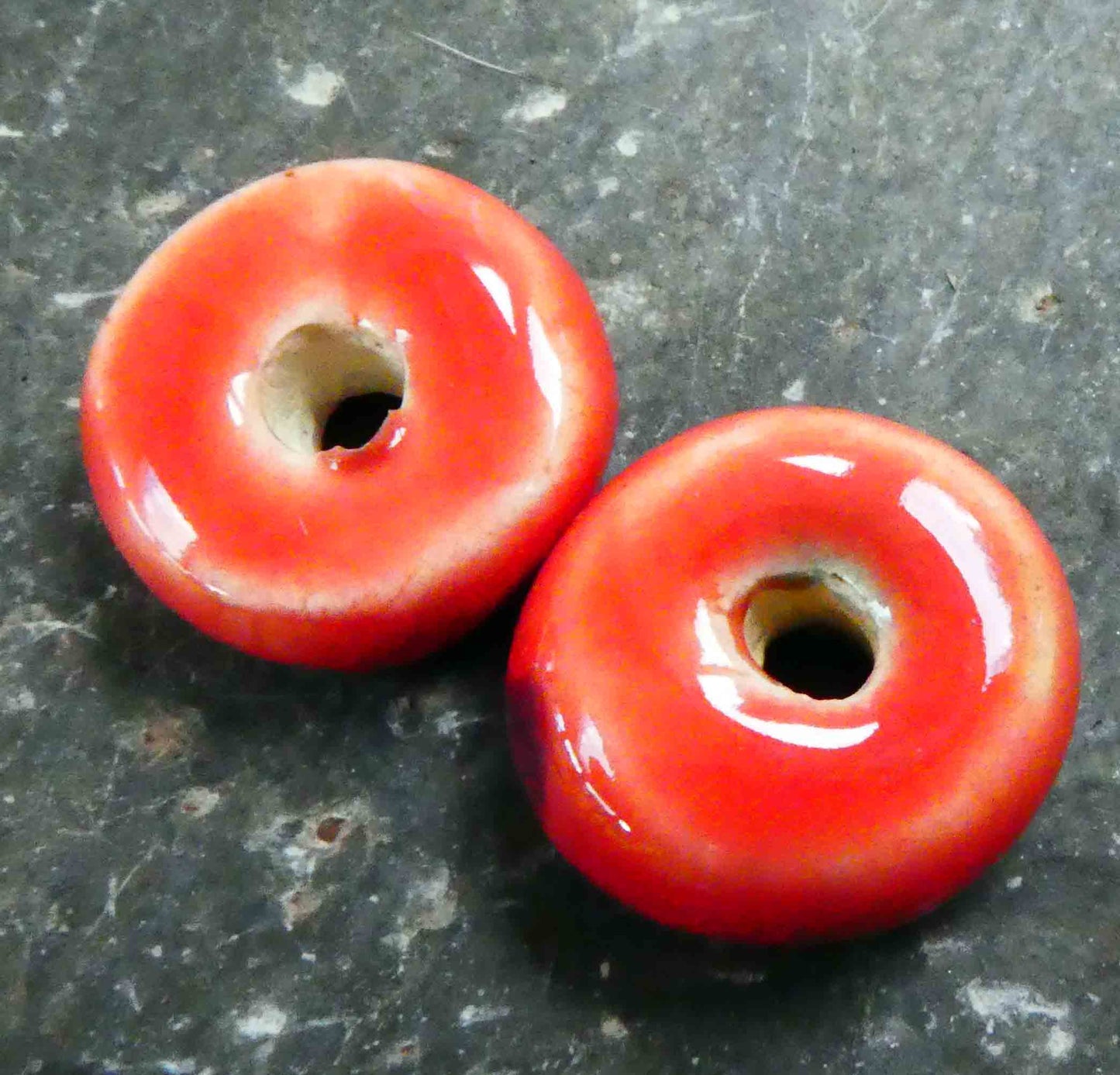 Ceramic Little Round Beads - Watermelon