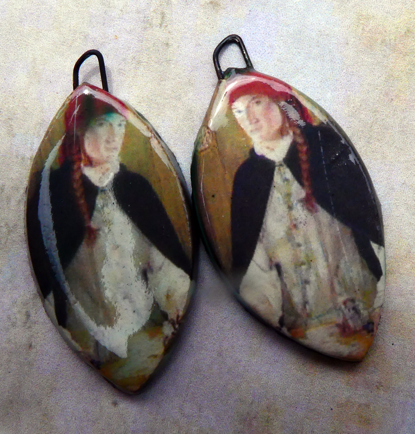 Warrior Women Decal Drop Earring Charms - Grace O'Malley