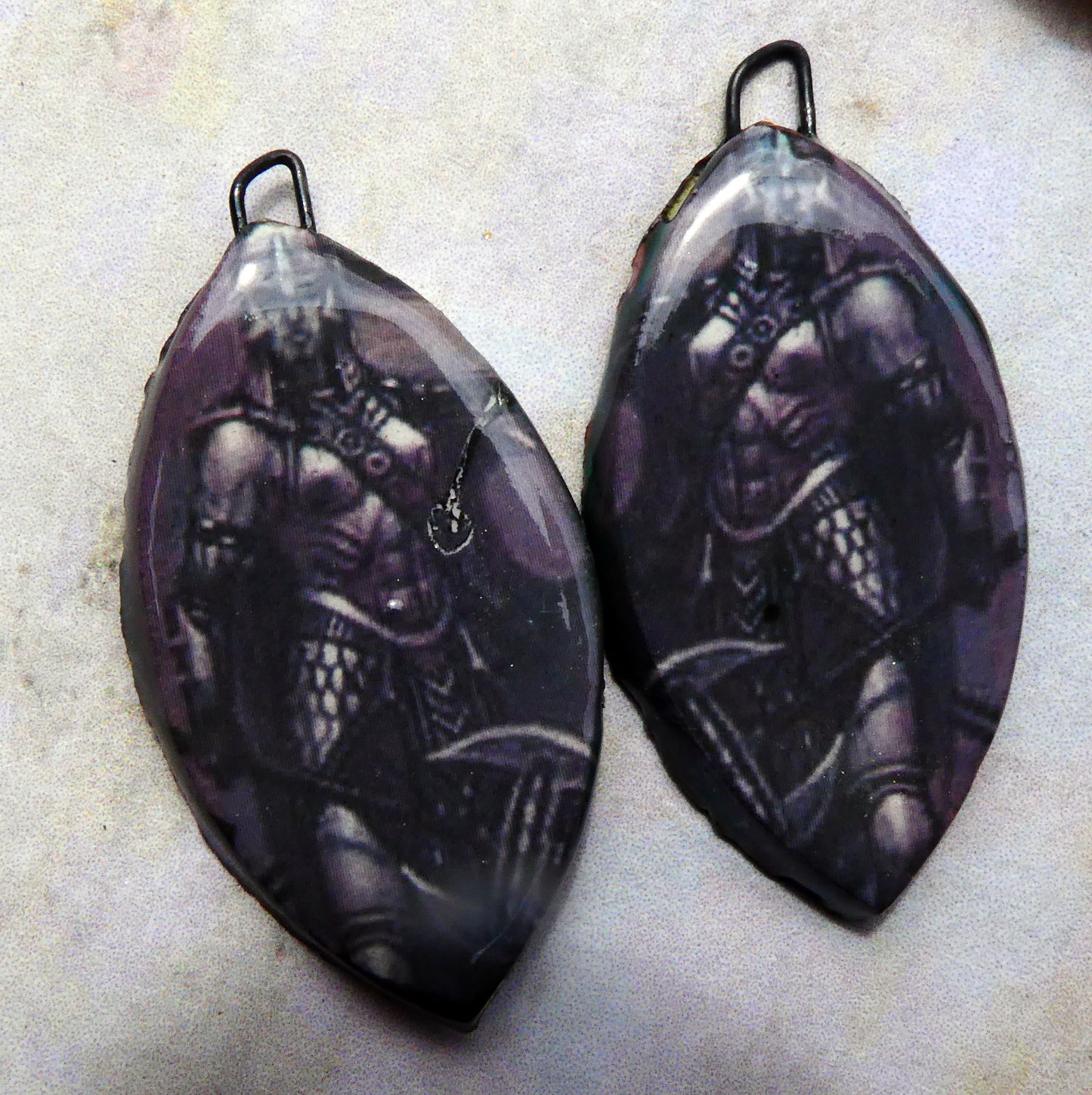 Warrior Women Decal Drop Earring Charms - Queen Artemisia