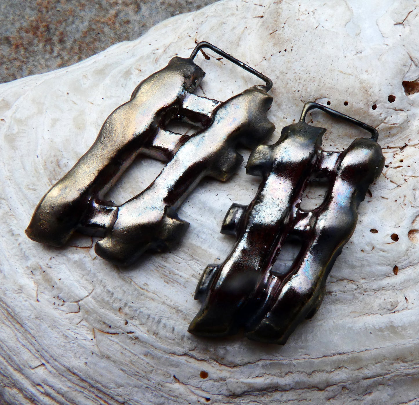 Ceramic Trellis Earring Charms -Gloria