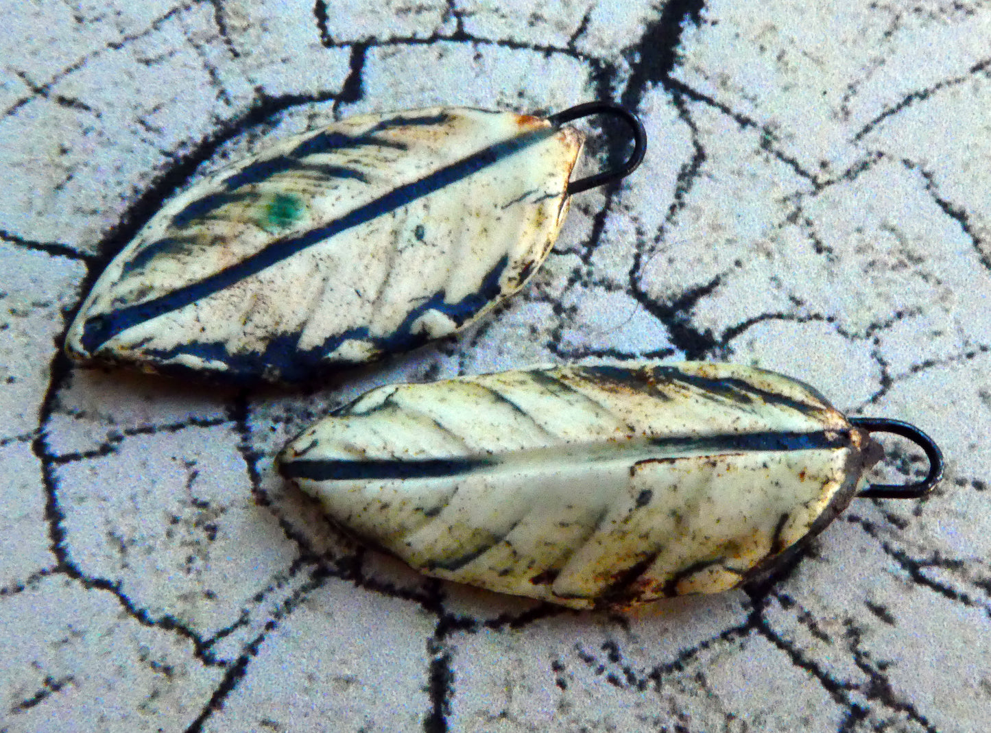 Ceramic Ghostly Leaves #7