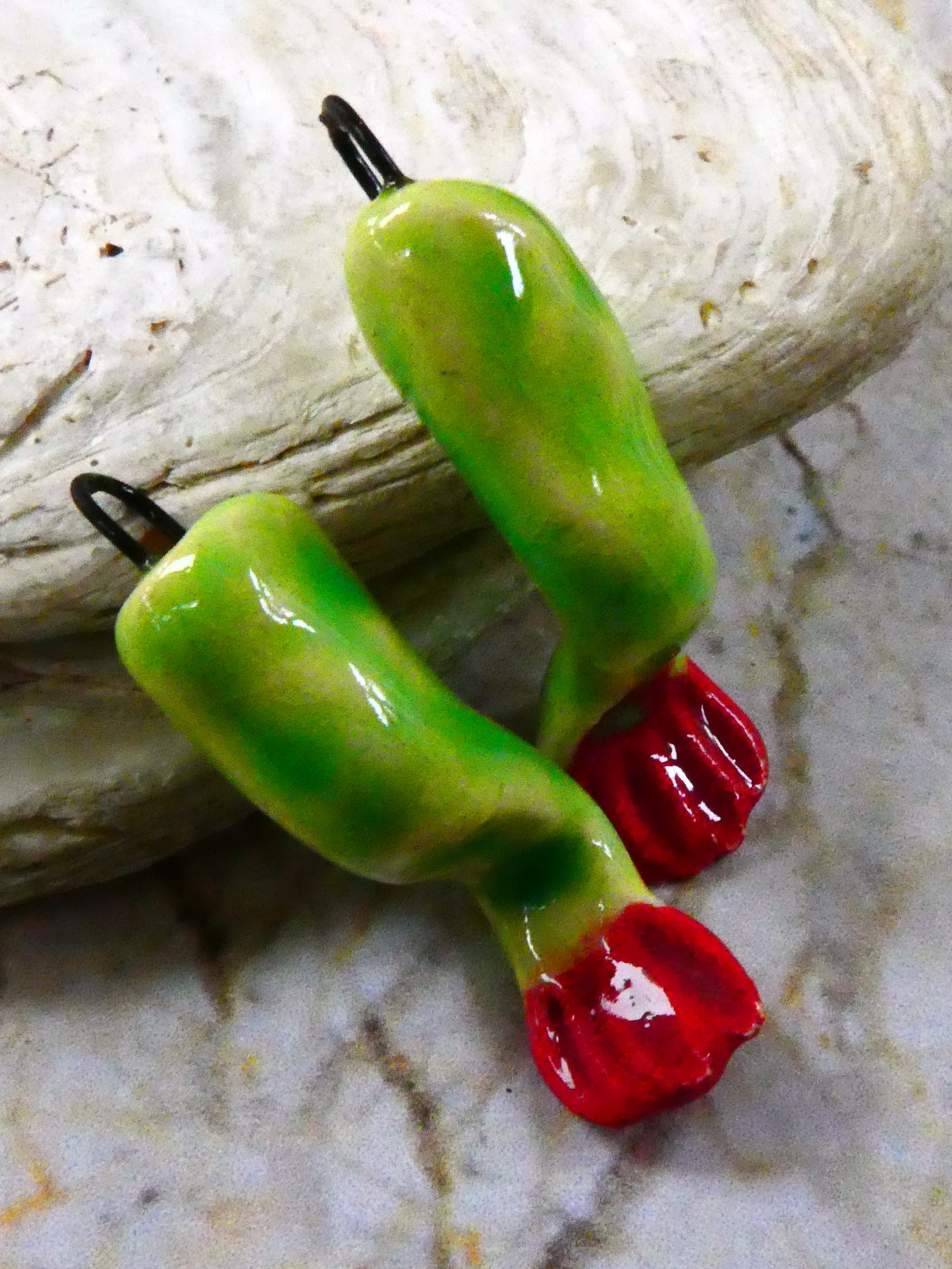 Ceramic Frogs Legs Earring Charms