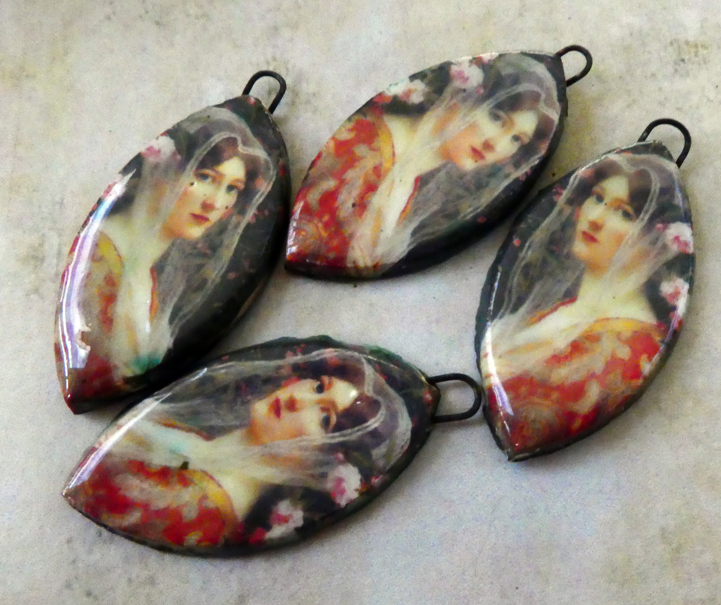 Elizabeth Sonrel Decal Drop Earring Charms #2