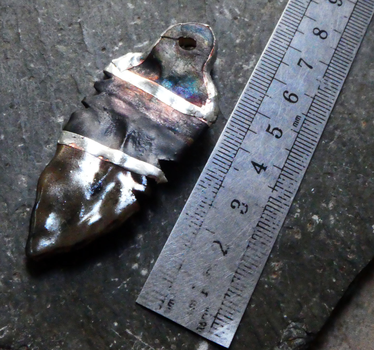 Ceramic Spearhead Pendant