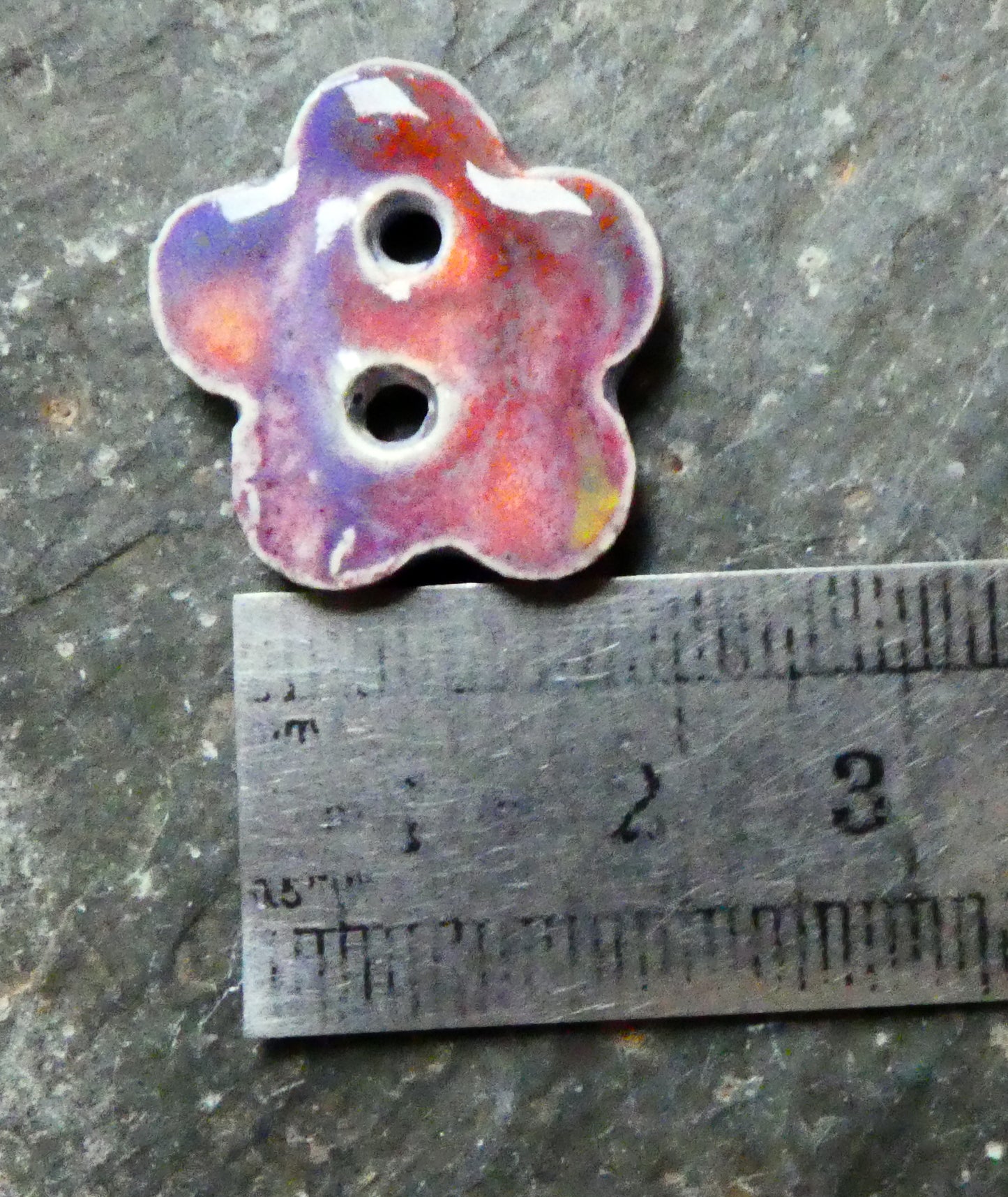 Ceramic Buttons - Flowers - Floral Fantasy