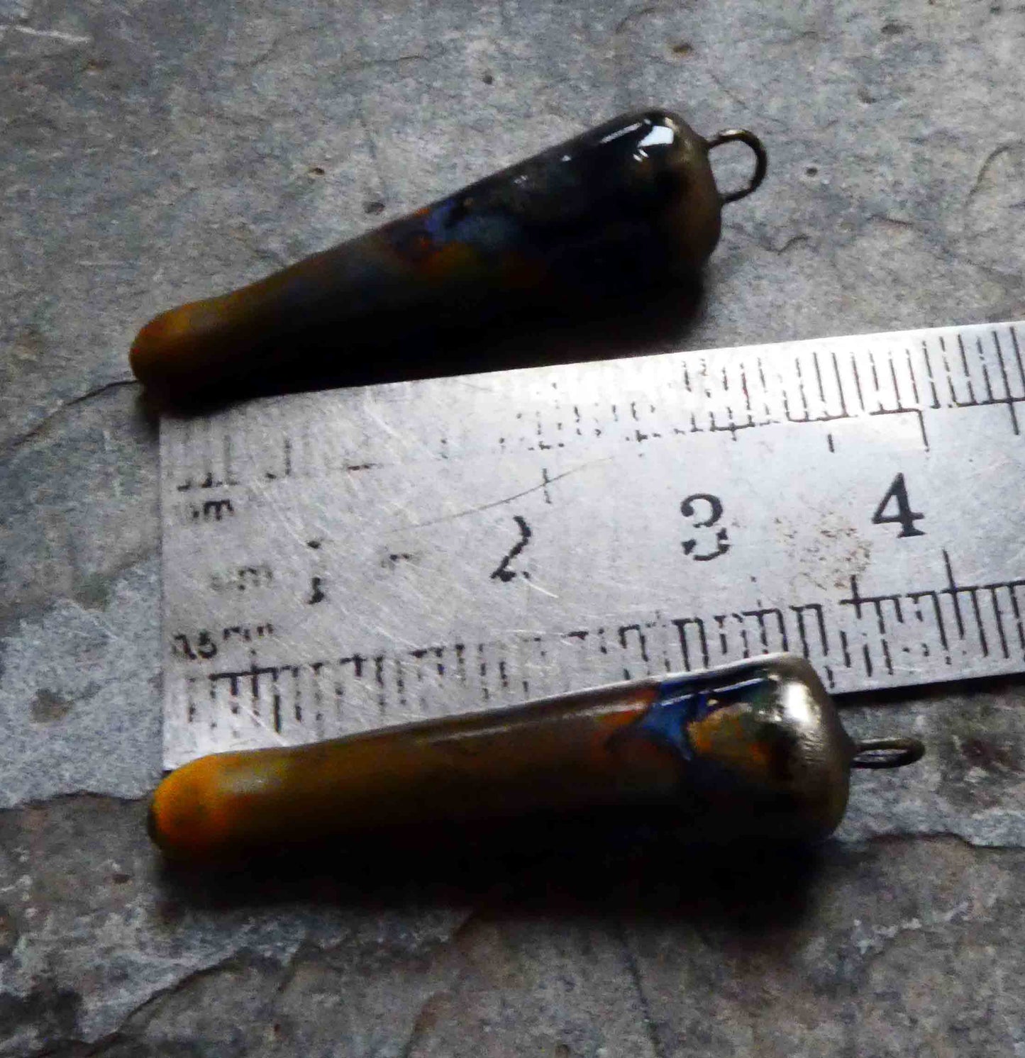 Ceramic Spikes Earring Charms - Eternal Galaxy