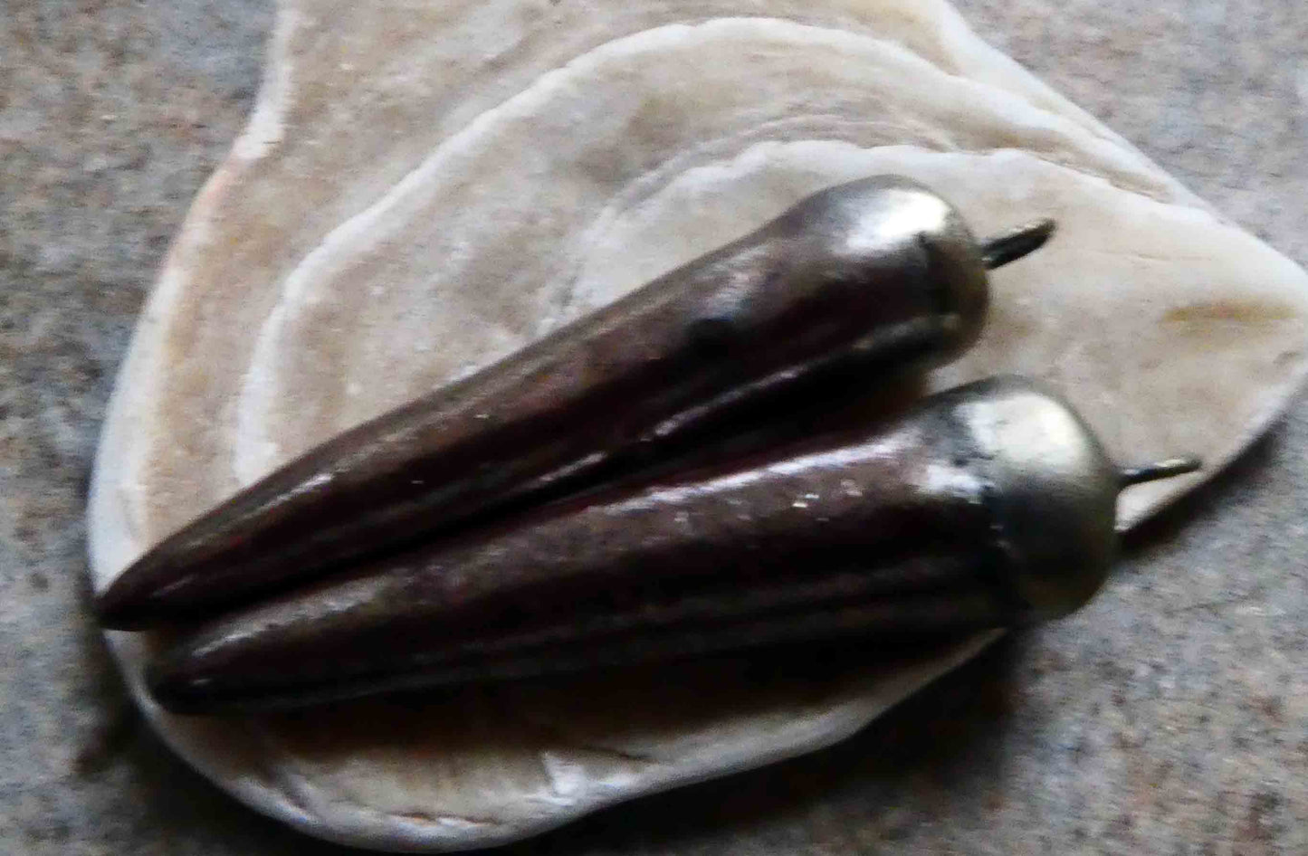 Ceramic Spikes Earring Charms - Baroque