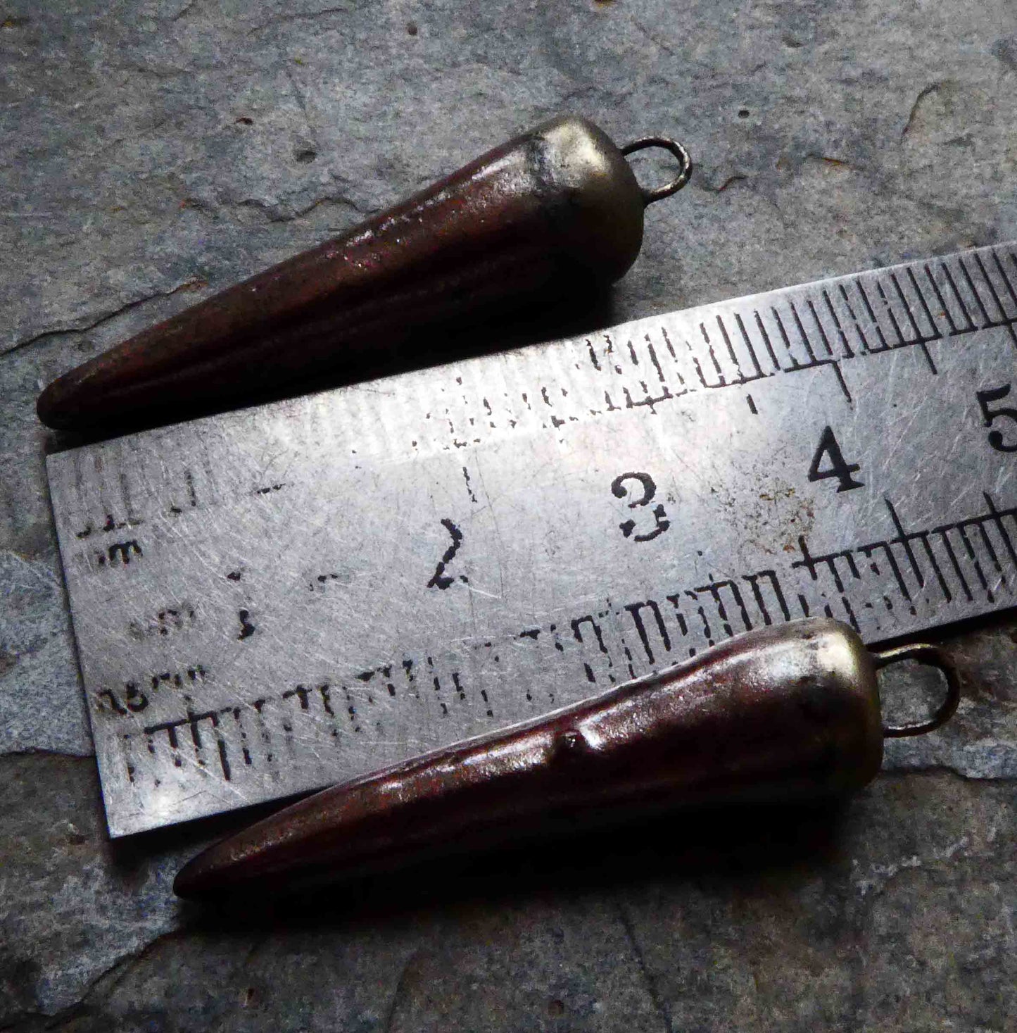 Ceramic Spikes Earring Charms - Baroque