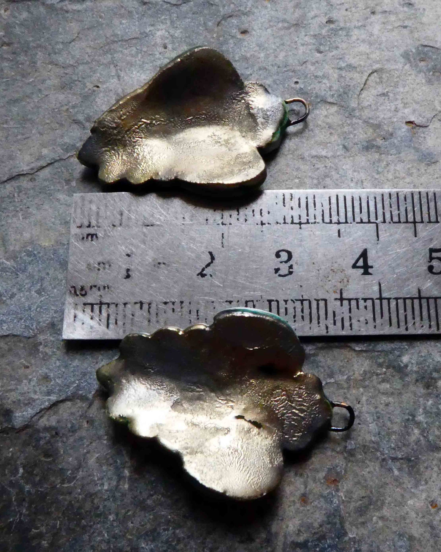 Ceramic Filligree Earring Charms - Baroque