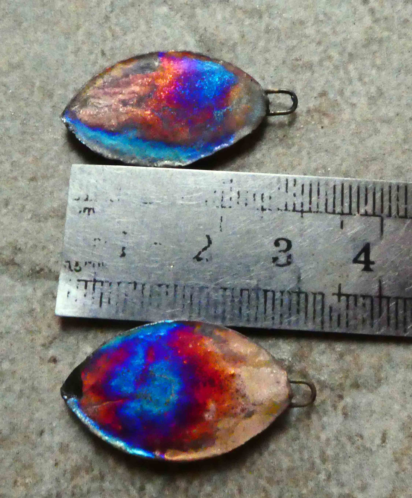 Ceramic Decal Pirate Earring Charms #1